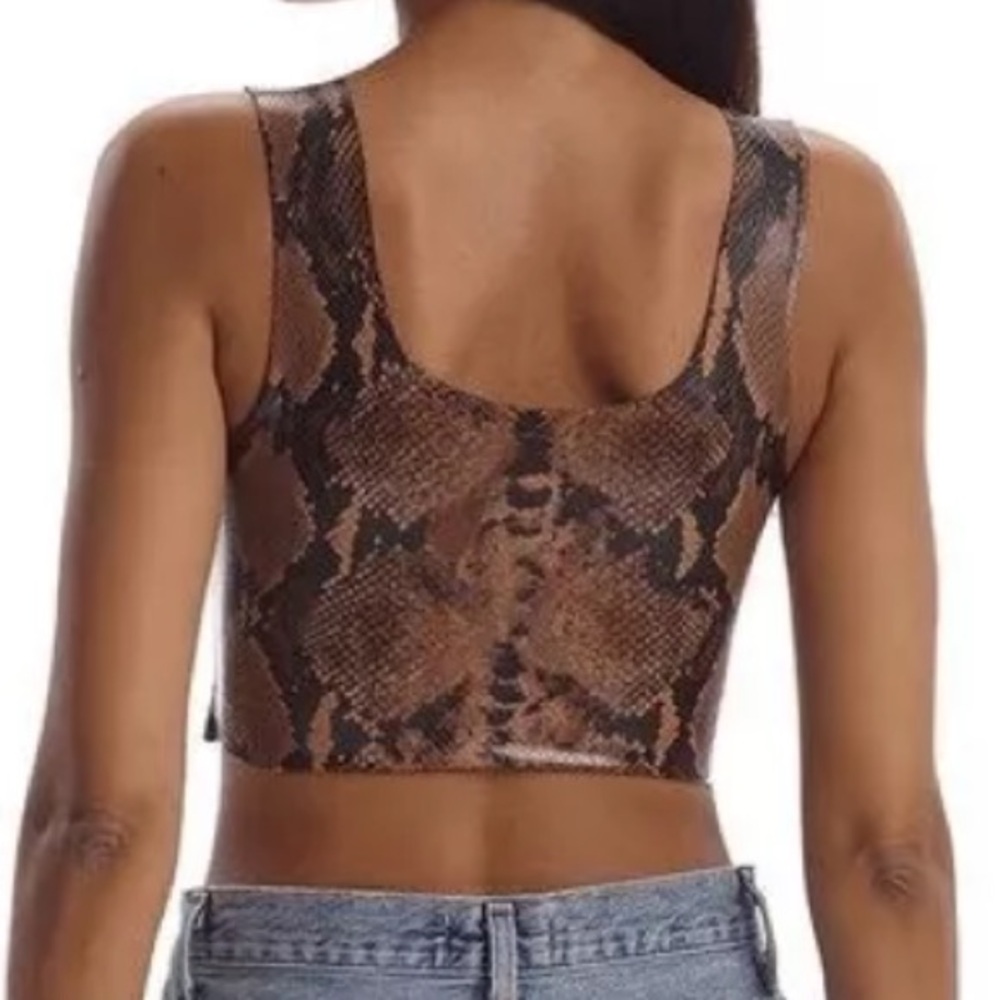 Versace Python Print Tank - Small - image 2